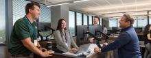 Employees in office